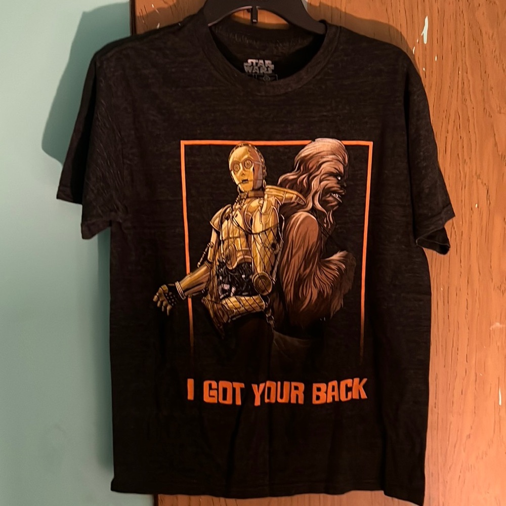 Star Wars C-3PO and Chewbacca shirt